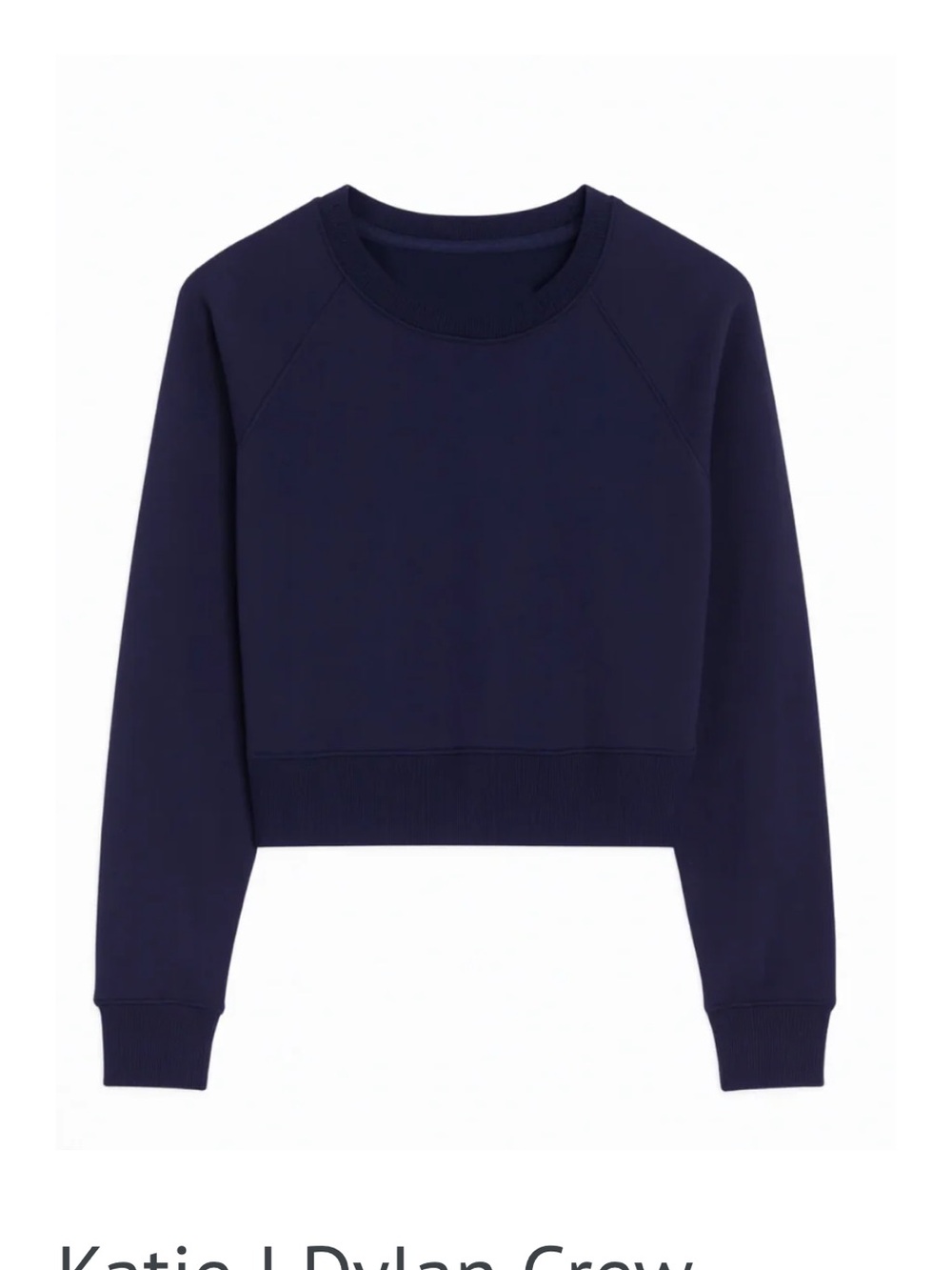Katie J NYC Navy Pullover Sweatshirt